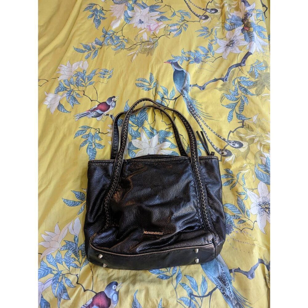 Montana West Women Large Hobo Bag Ultra Soft Washed Faux Leather Black